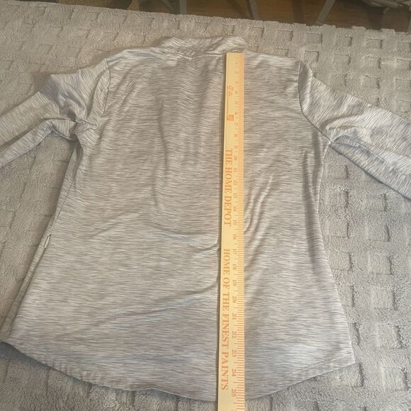 Spyder Active Quarter Zip Pullover Women’s Size Large Gray Stretch Athleisure - Picture 10 of 15
